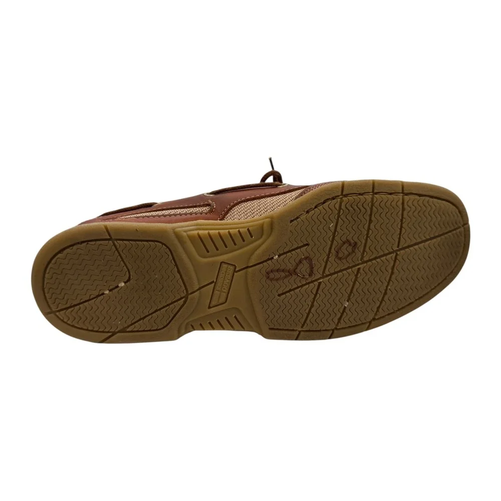 Vintage Sebago Clovehitch II Leather Boat Shoes Mens‎ 9 N Narrow Brown USA Made